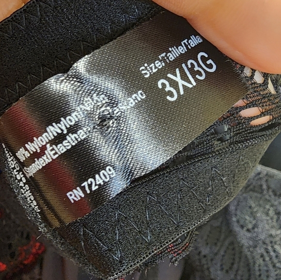 Black baby doll plus size 3X - Picture 6 of 13